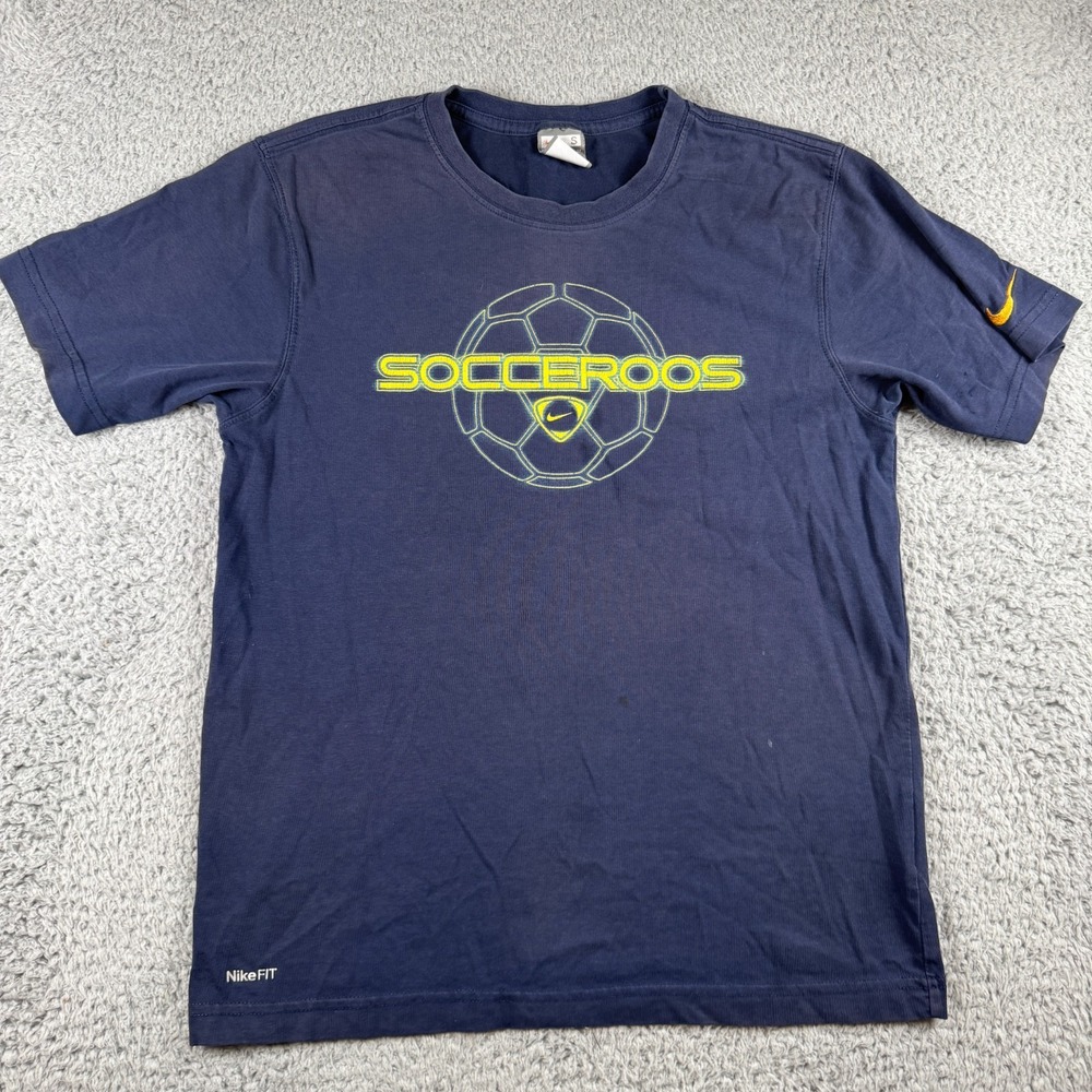 Y2K Nike Socceroos Australia Small Soccer Football Shirt Vintage VTG